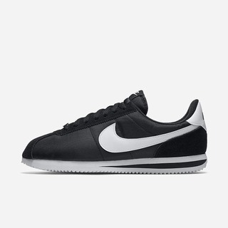 Pantofi Casual Nike Cortez Basic Nylon Barbati Negrii Metal Argintii Albi | GCYQ-82569